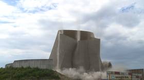German precision: WATCH controlled DEMOLITION of Mülheim-Kärlich nuclear plant tower