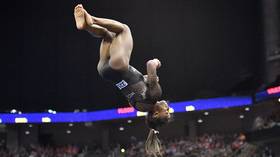 ‘Is it humanly possible?’ US gymnast Simone Biles hits insane triple-double on floor (VIDEO)
