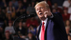 Trump mocks protester’s ‘serious weight problem’ before kicking him out of New Hampshire rally