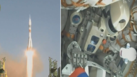 Russian humanoid robot blasts off to Space Station