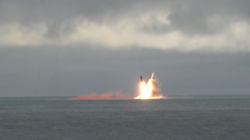 WATCH Russian nuclear-powered sub test-fire ballistic missile in high seas