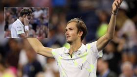 'Sorry guys and thank you!' Taped-up bad boy Medvedev battles past Wawrinka and into US Open semis