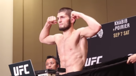 UFC 242: Khabib strips naked to make weight as title showdown with Poirier becomes official (VIDEO)