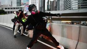 ‘Force is one of our methods’: Hong Kong protesters don’t hide vandalism & violence in new VIDEO