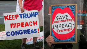 ‘This isn’t impeachment, it’s a COUP!’ Trump warns followers Dems are out for their God-given freedoms & rights