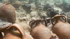 Ancient delivery: Divers discover Roman shipwreck packed with perfectly preserved wine, olive oil & KETCHUP jugs