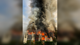 Enormous blaze breaks out at business hub in eastern France, 100 firefighters deployed (VIDEO, PHOTOS)