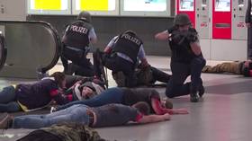 Nuremberg train station shut down for counter-terrorism drill amid security concerns over right-wing extremists (VIDEO)