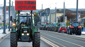 WATCH farmers roll out HUNDREDS of tractors in German cities protesting new eco-rules