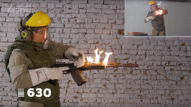 Modern AK-12 assault rifle works itself to death in a new HOT VIDEO by Kalashnikov
