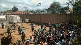 Protesters attack UN peacekeepers, torch mayor’s office over inaction after deadly militant attack in Congo (VIDEOS, PHOTOS)