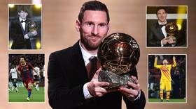 The joy of six: A look back at ALL of Lionel Messi’s Ballon d’Or triumphs as Barcelona star scoops record SIXTH accolade in Paris