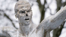 Hold your nose! Zlatan Ibrahimovic's bronze statue vandalized again in Sweden