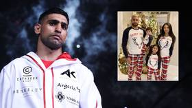 Muslim boxer Khan ‘shocked by all the hate’ after posting Merry Christmas message with family