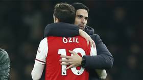 'The first time I've seen him smile in 18 months': Mesut Ozil hailed as Arteta's Arsenal beat Solksjaer's Manchester United