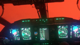 WATCH: Bushfires turn entire sky orange in eerie video from Aussie military cockpit
