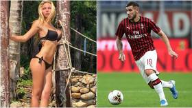 'Lies': Russian model rejects claims she was arrested in Spain for false rape complaint against AC Milan star Theo Hernandez