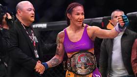'One of the most decorated fighters in history': Cris Cyborg wins FOURTH MMA title with TKO of Julia Budd at Bellator 238 (VIDEO)