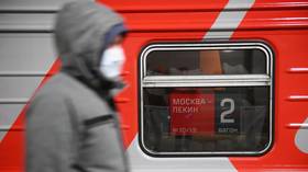 Russia to suspend ALL rail passenger services with China over coronavirus outbreak from Monday