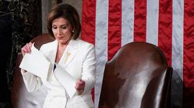 Sweet revenge? WATCH Pelosi tear up Trump's State of the Union speech after he snubs handshake