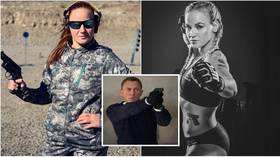 MMA fighter Valentina Shevchenko denies she’s a deep-cover spy – but admits she LOVES 007 & guns as she prepares for UFC 247