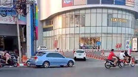 WATCH people fleeing Thai shopping mall in panic as shooter takes hostages, kills 30