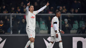 WATCH: Cristiano Ronaldo makes history by scoring in TENTH game in a row - but Juventus fall to shock defeat at Verona
