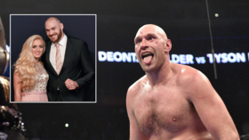 'F*ck you pr*ck!': Tyson Fury's young son offers cheeky rebuke during dad's quarantine home workout (VIDEO)