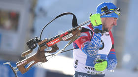 Russian biathlete Alexander Loginov pulls out of mass-start race after police raid scandal in Italy