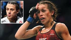 'She does not even look the same!' UFC commentators left stunned as Joanna Jedrzejczyk suffers MASSIVE hematoma at UFC 248 (VIDEO)