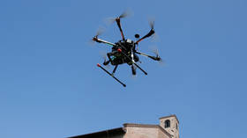 WATCH: Lock down measures see DRONES patrol streets in Italian town