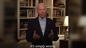 Reading the autocue has never looked so hard: Joe Biden emerges from 6 DAYS in hiding with stumbling video stream