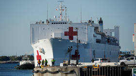 Los Angeles man tries to RAM train into ‘suspicious’ US Navy hospital ship ‘to wake people up’
