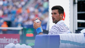 Points scoring: WATCH ball boy get the better of Novak Djokovic as pair play at controversial new tournament