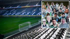 Packing the stands: Borussia Monchengladbach fans order 12,000 CARDBOARD CUT-OUTS of themselves for Bundesliga return (PHOTOS)
