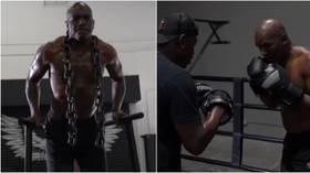 'Preparing for battle': 57yo Holyfield fires warning with new training VIDEO as talk of comeback fight vs Tyson gathers pace