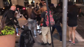 Dallas rioters savagely beat man to a pulp after he confronts them with a SWORD (GRAPHIC VIDEO)