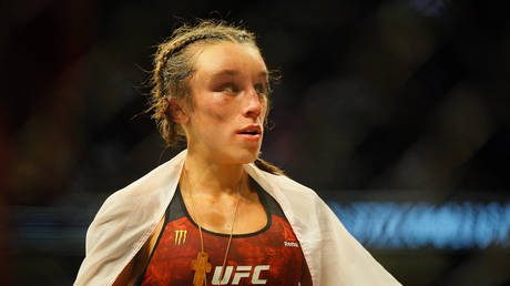 UFC star Joanna Jedrzejczyk. © PX Images / Icon Sportswire via Getty Images