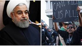 ‘Shame’ for Trump to hold Bible as protests rage: Iranian president slams ‘brutal’ killing of George Floyd