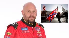 Flag fury: NASCAR racer Ciccarelli says family have been 'attacked and abused' after his rant over ban on Confederate symbols