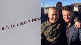 Burnley supporter behind White Lives Matter banner SACKED from job but says he's 'not racist' & stunt was 'inspired by BLM'