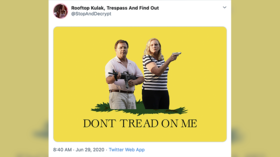 No trespassing at Ken & Karen’s: Video of St Louis couple pointing guns at BLM protesters sets Twitter alight