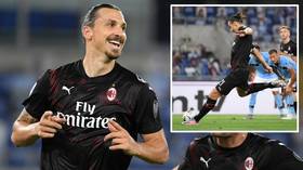 Zlatan is back! Ibrahimovic returns with a goal from the spot as AC Milan THRASH title hopefuls Lazio (VIDEO)