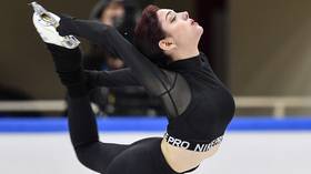 Russian figure skating champ Evgenia Medvedeva returns to training in Moscow after lengthy break during Covid-19 pandemic