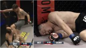 'It doesn't get more illegal than this': MMA fighter gets KO'd by BRUTAL knee strike in LFA bout (VIDEO)