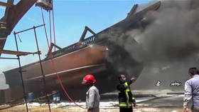 At least seven ships catch fire in Iranian port of Bushehr (VIDEOS)