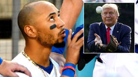 'I wasn't educated': Baseball ace risks Trump wrath by reversing Black Lives Matter knee promise as president pitches in