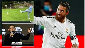 Real Madrid captain Ramos praises McGregor football skills, invites Irishman to train at club supported by rival Khabib (VIDEO)