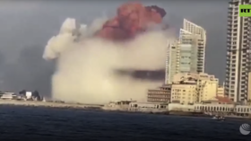 WATCH huge mushroom-like cloud cover Beirut’s docks area after ‘fireworks depot’ explodes