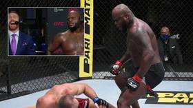 'I gotta take a sh*t': Derrick Lewis has fans in hysterics after he makes UFC history with TKO win over Oleynik (VIDEO)